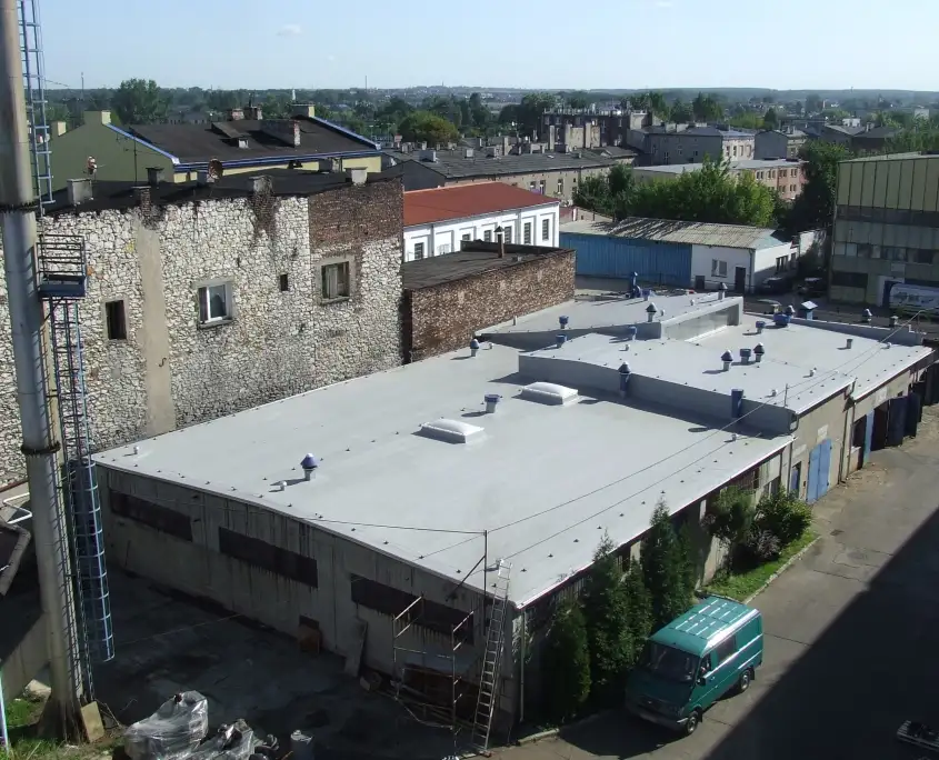 Remont dachu hali produkcyjnej – Częstochowa